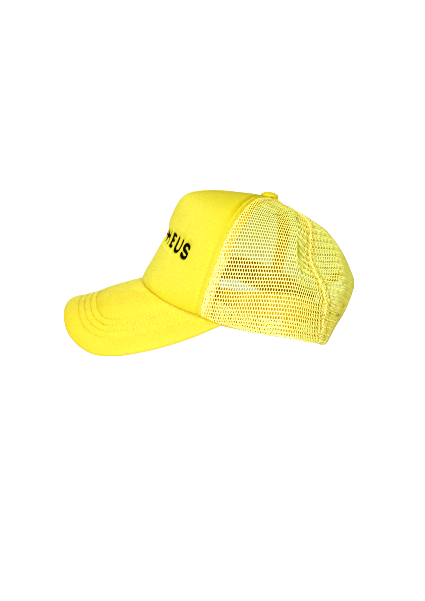 Yellow trucker hat