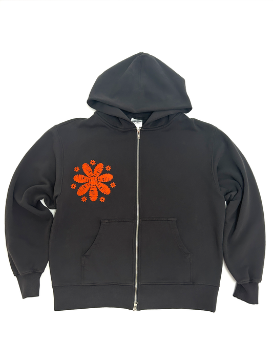 Molten Bloom Zip Hoodie